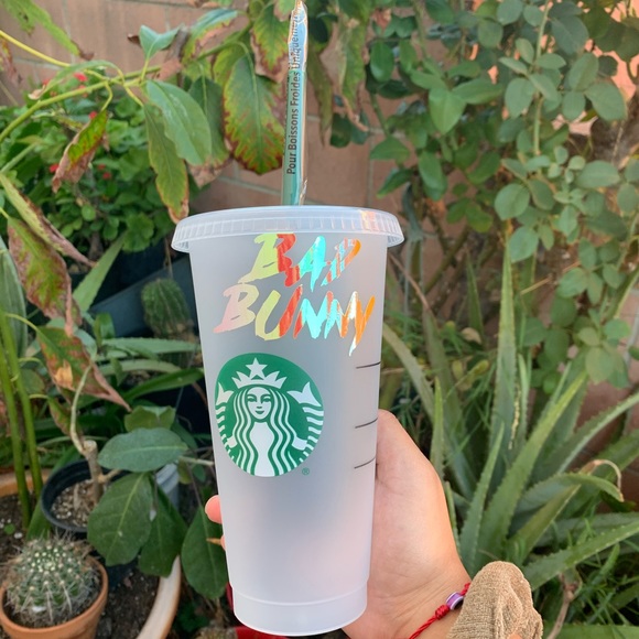 Bad bunny Starbucks tumbler - Picture 3 of 6